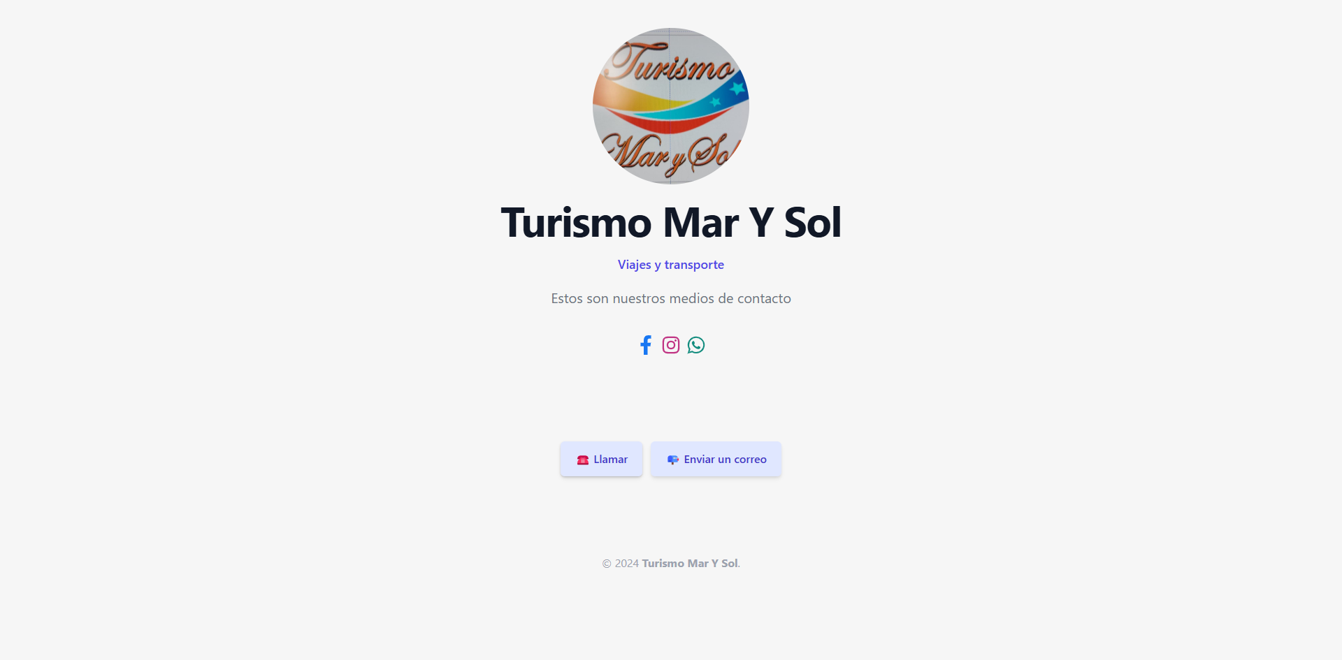 Proyecto web para Empresa de Turismo